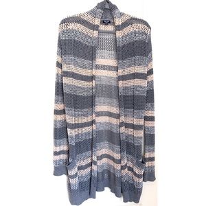 Splendid loose knit striped duster cardigan